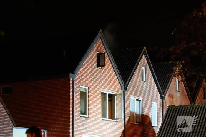 Grote brand in woning