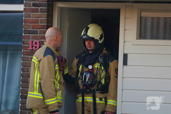 Brand in woning snel onder controle