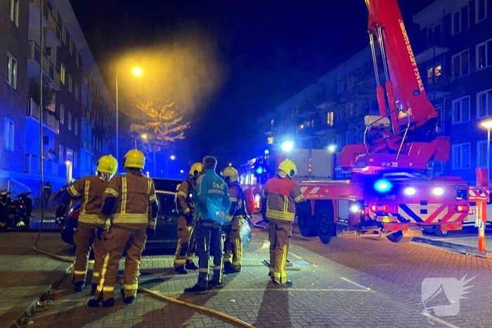 Veel rookontwikkeling bij brand in flatwoning