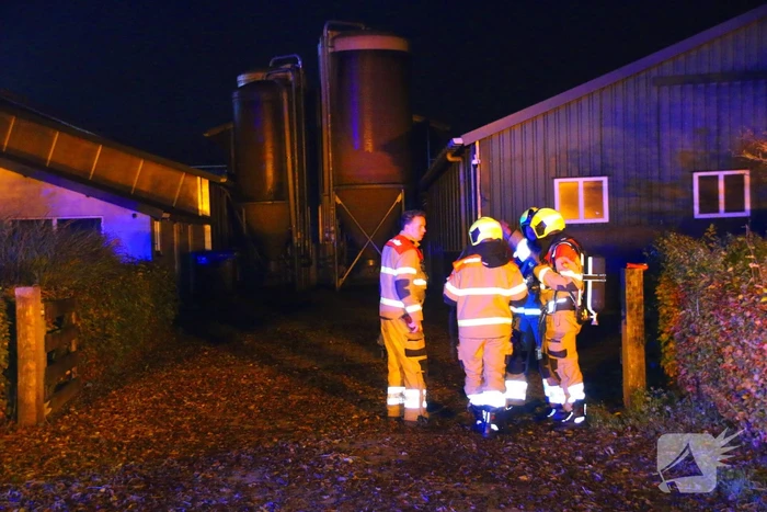 Veel rookontwikkeling bij grote brand op boerderij