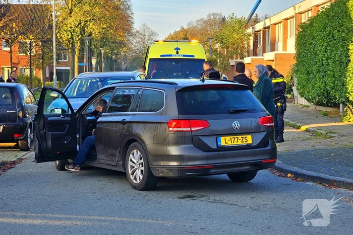 Frontale botsing tussen personenwagens