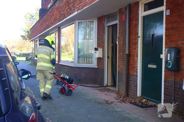 Gewonde bij woningbrand