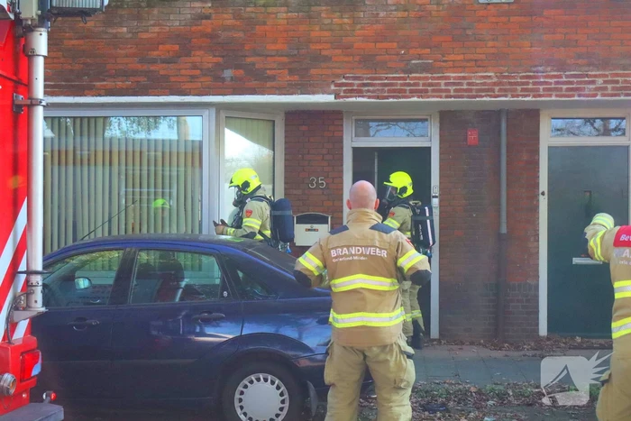 Gewonde bij woningbrand