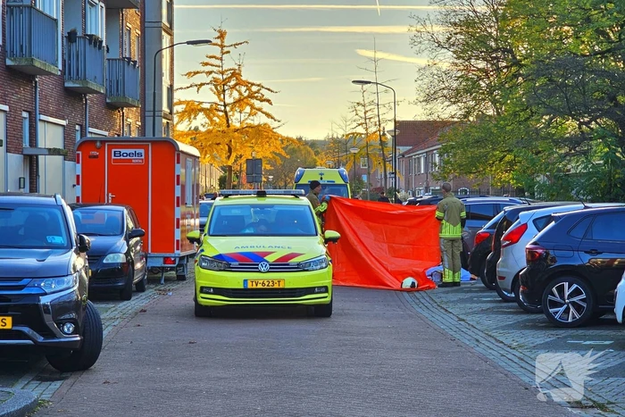 Traumahelikopter landt bij ernstige verkeersongeval