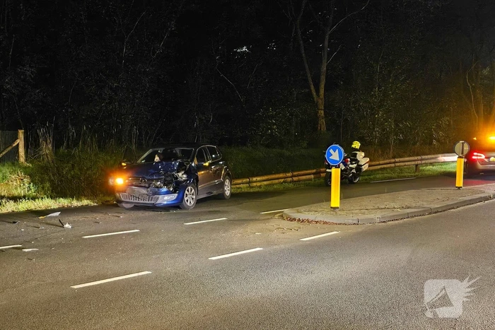 Veel schade bij kop-staartbotsing