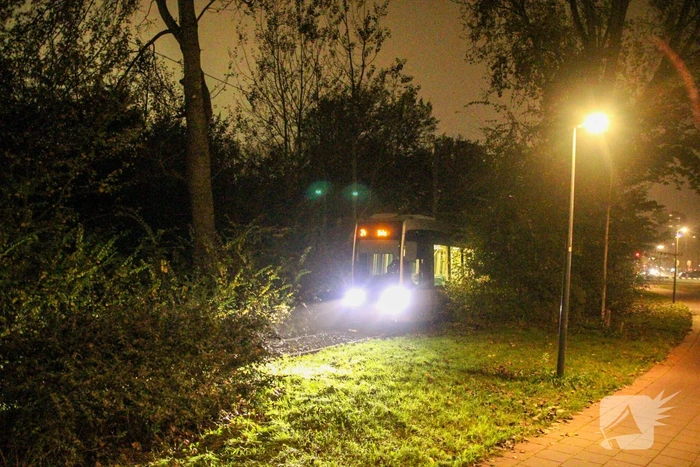 Tram beschadigd na aanrijding