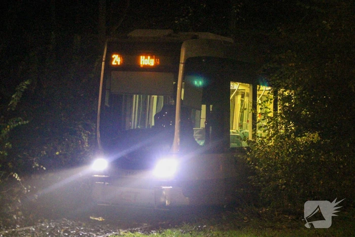 Tram beschadigd na aanrijding