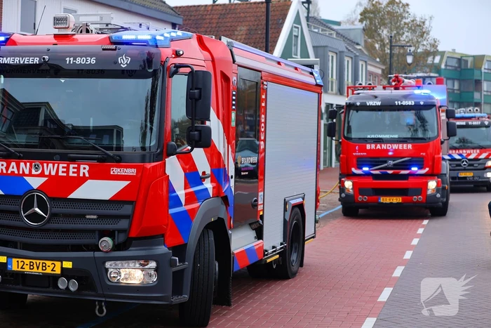 Brand tijdens werkzaamheden in bedrijfsgebouw