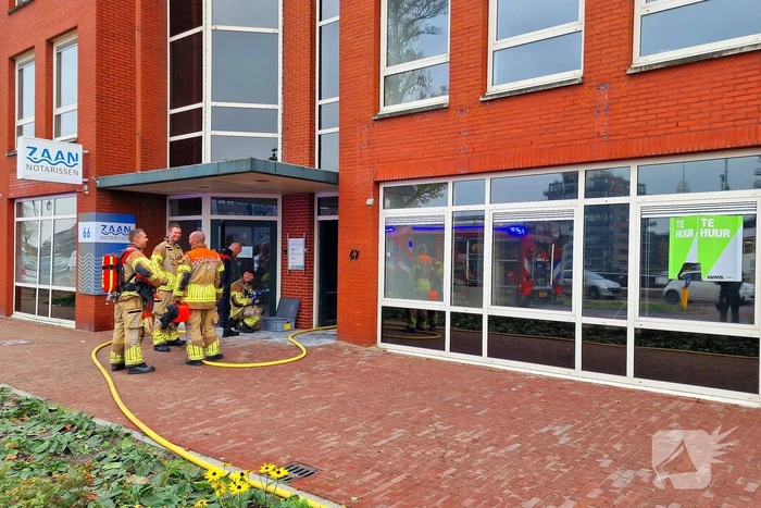 Brand tijdens werkzaamheden in bedrijfsgebouw