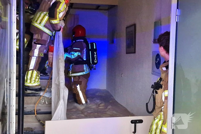 Brand tijdens werkzaamheden in bedrijfsgebouw