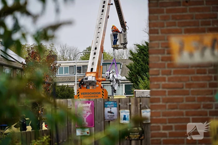 Bergingsactie na fatale brand