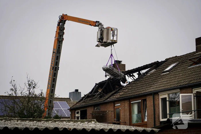 Bergingsactie na fatale brand