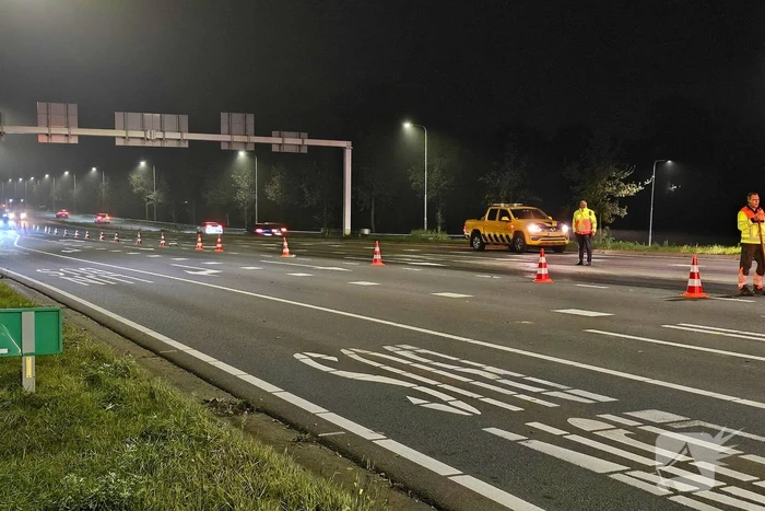 Betonwagen verliest lading