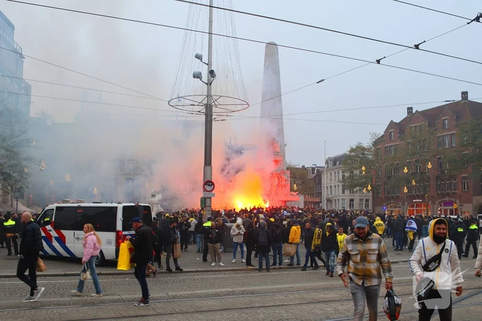 Honderden Maccabi-fans opweg naar ArenA