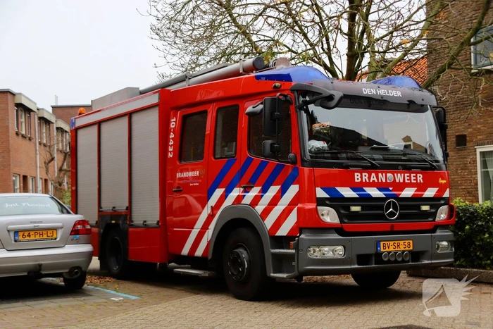Bewoner gewond na val bij waterlekkage