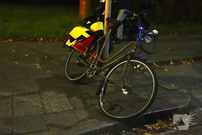 Fietser geschept door automobilist