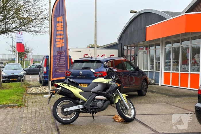 Motorrijder ten val bij ongeval