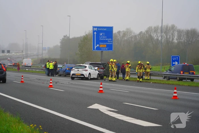 ongeval rijksweg a4 r 33,3 m leiden