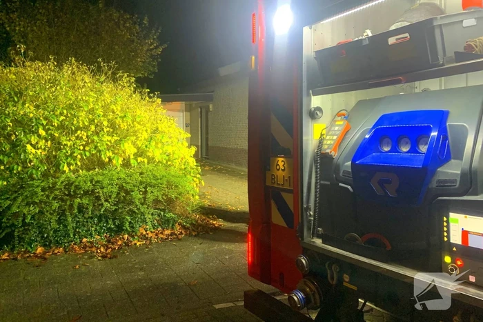 Brandweer gealarmeerd voor brand in magnetron