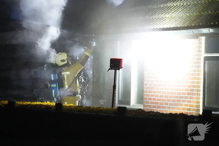 Flinke rookontwikkeling bij woningbrand