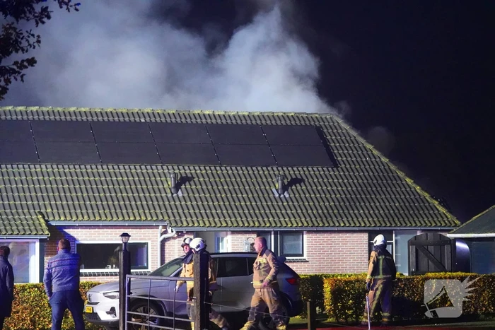 Flinke rookontwikkeling bij woningbrand