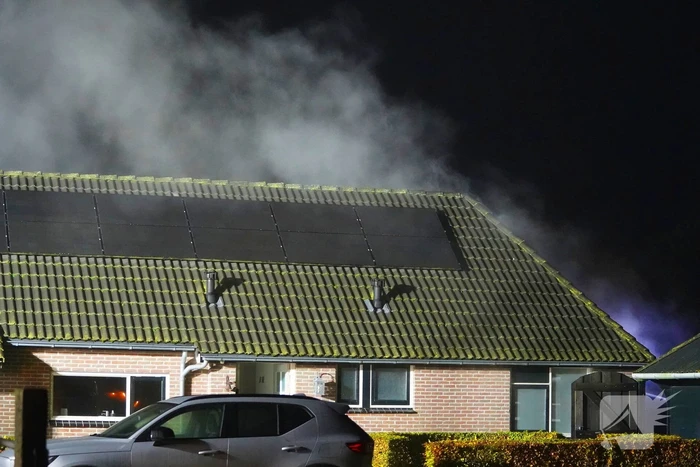Flinke rookontwikkeling bij woningbrand