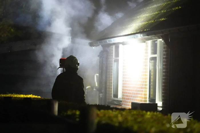Flinke rookontwikkeling bij woningbrand