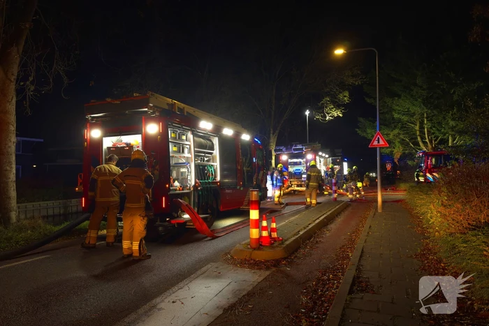 Brandweer zet drone in bij woningbrand