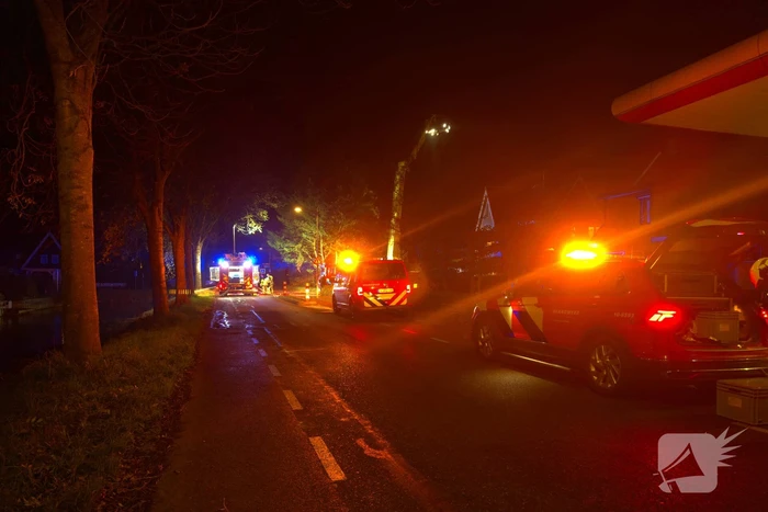 Brandweer zet drone in bij woningbrand