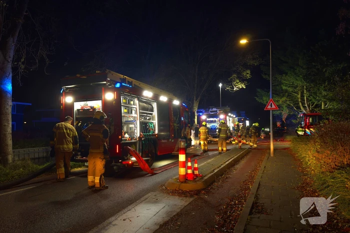 Brandweer zet drone in bij woningbrand