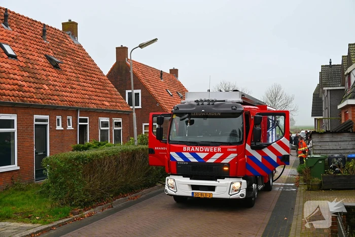 Flinke rookontwikkeling bij middelbrand in woning
