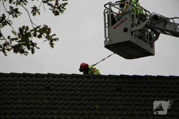 Brandweer ingezet voor brand in schoorsteen
