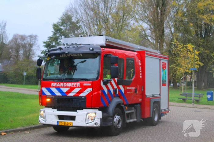 Veel rookontwikkeling bij brand in ondergrondse container