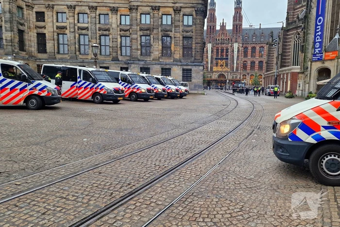 Politie grijpt in bij verboden demonstratie