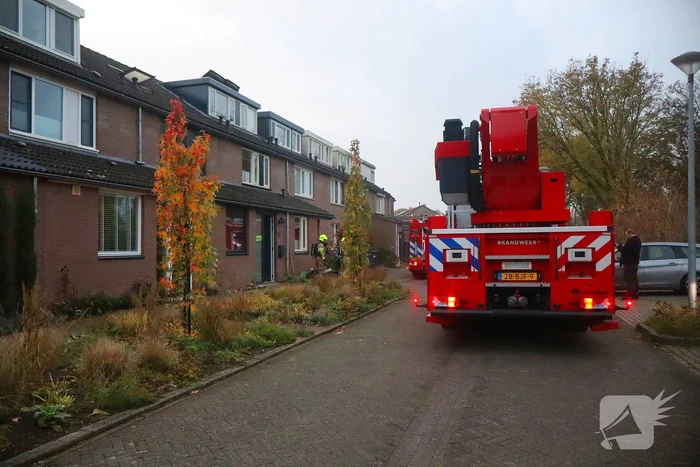 Brand op zolder snel onder controle