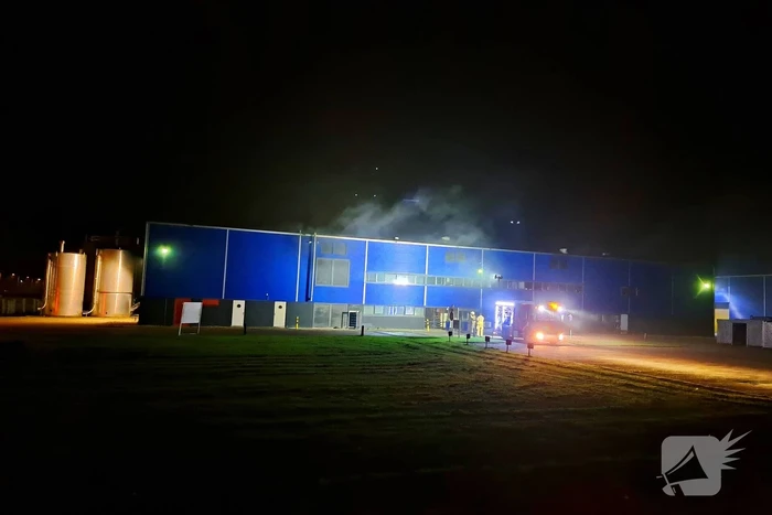 Flinke rookontwikkeling bij brand in bedrijfspand