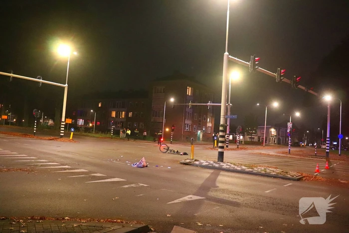 Fietser geschept door automobilist