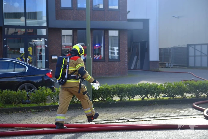 Hulpdiensten groots ingezet voor brand