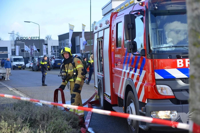 Hulpdiensten groots ingezet voor brand