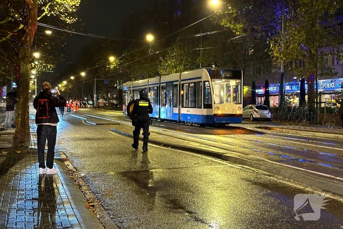 Tram in brand gestoken bij rellen