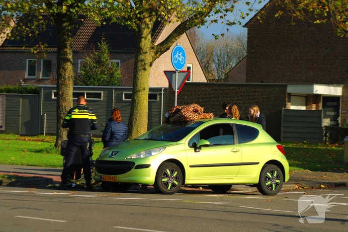 Fietser geschept op oversteekplaats