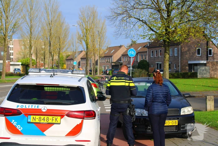 Fietser geschept op oversteekplaats