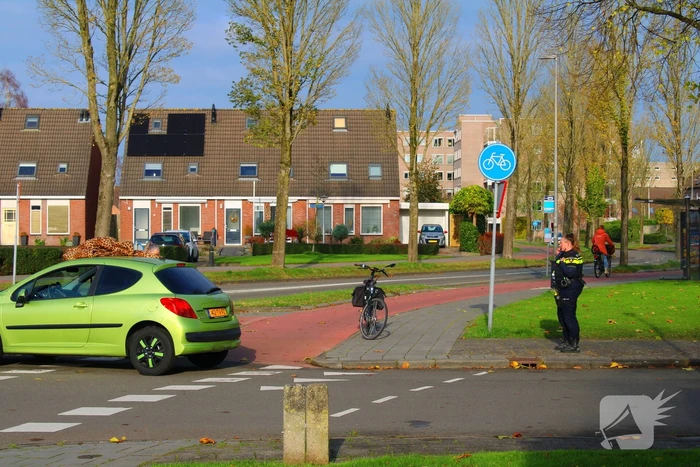 Fietser geschept op oversteekplaats