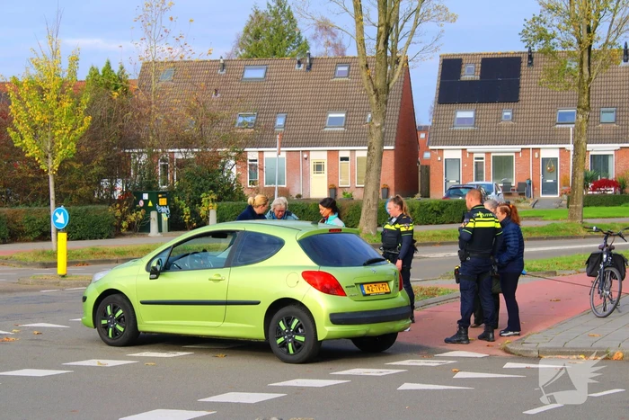 Fietser geschept op oversteekplaats