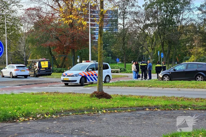 Persoon op fatbike aangereden door bestelbus