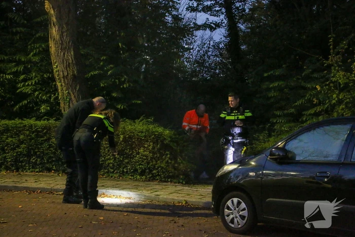 Bloedsporen in park aangetroffen, politie doet onderzoek