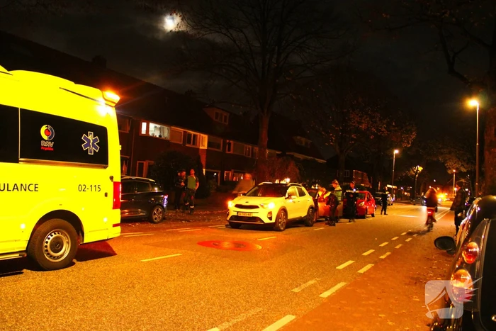 Kop-staart botsing met drie voertuigen zorgt voor verkeershinder