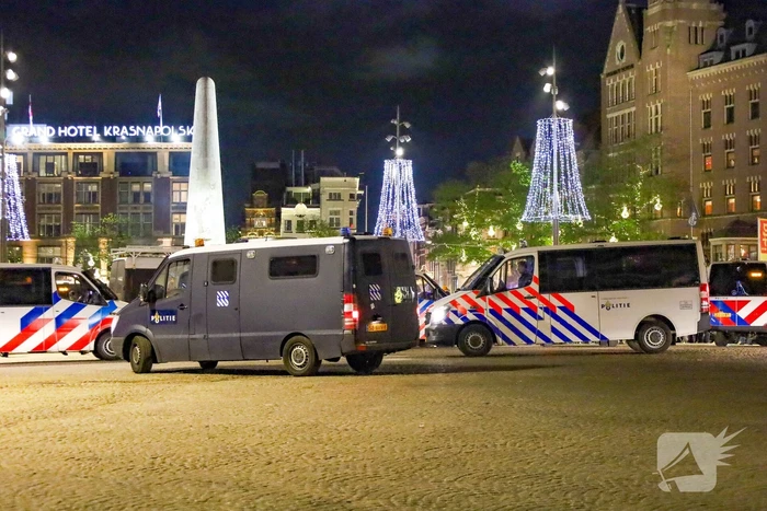 Opnieuw demonstratie, politie grootschalig aanwezig