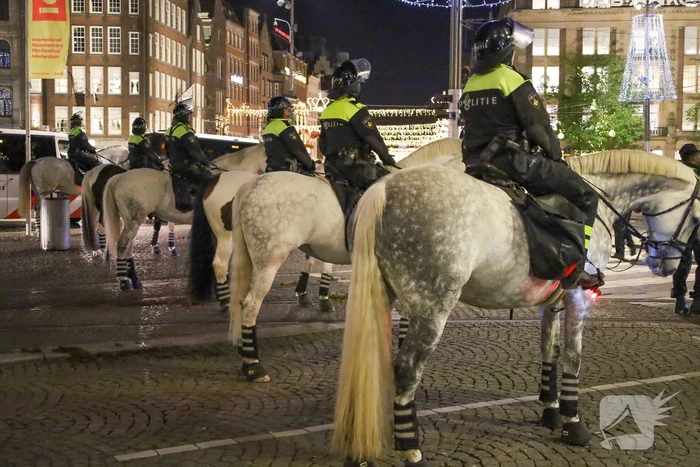 Opnieuw demonstratie, politie grootschalig aanwezig