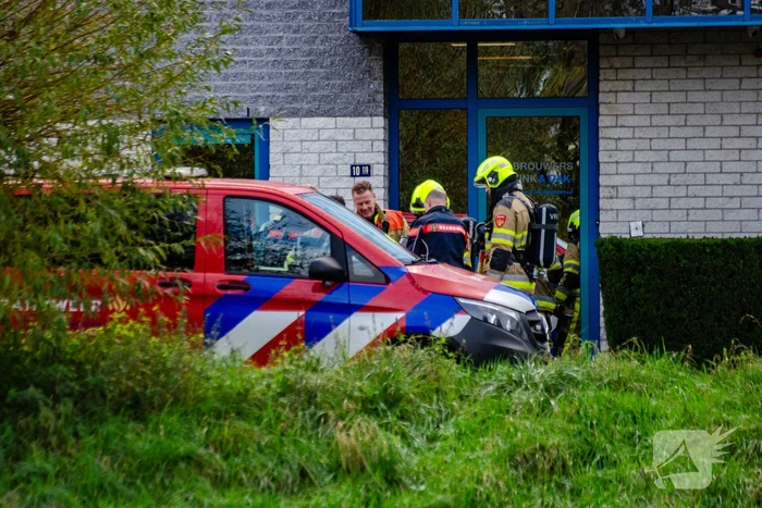 Brandweer assisteert bij incident met gevaarlijke stoffen